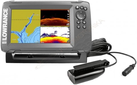 Эхолот Lowrance HOOK2-7 SPLITSHOT US COASTAL/ROW (000-14023-001)