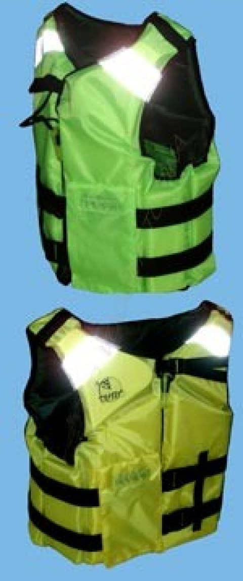 Спасательный жилет МАСТЕР 100N лайм (размер 124-132 см)